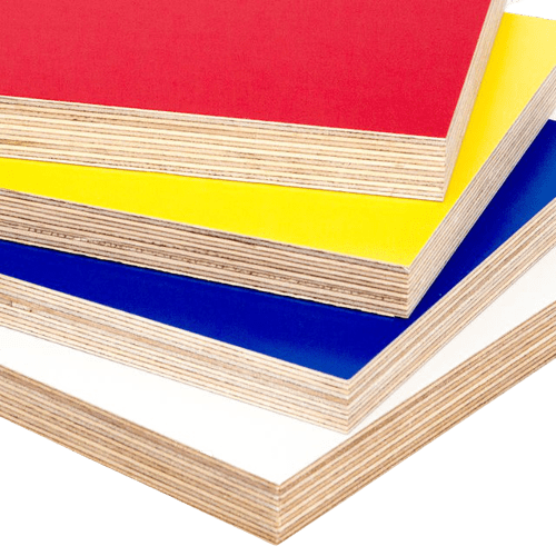 Фанера цветная