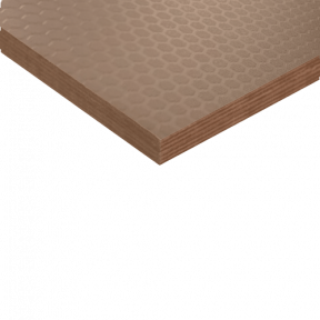 Фанера березовая лам./сет. ФОФ 18мм 120/120 сорт I/I 2440х1220мм HEXA (Светло-коричневый цвет)