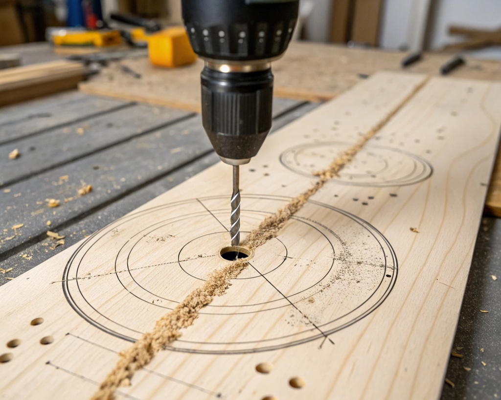 Технология сверления отверстий в фанере